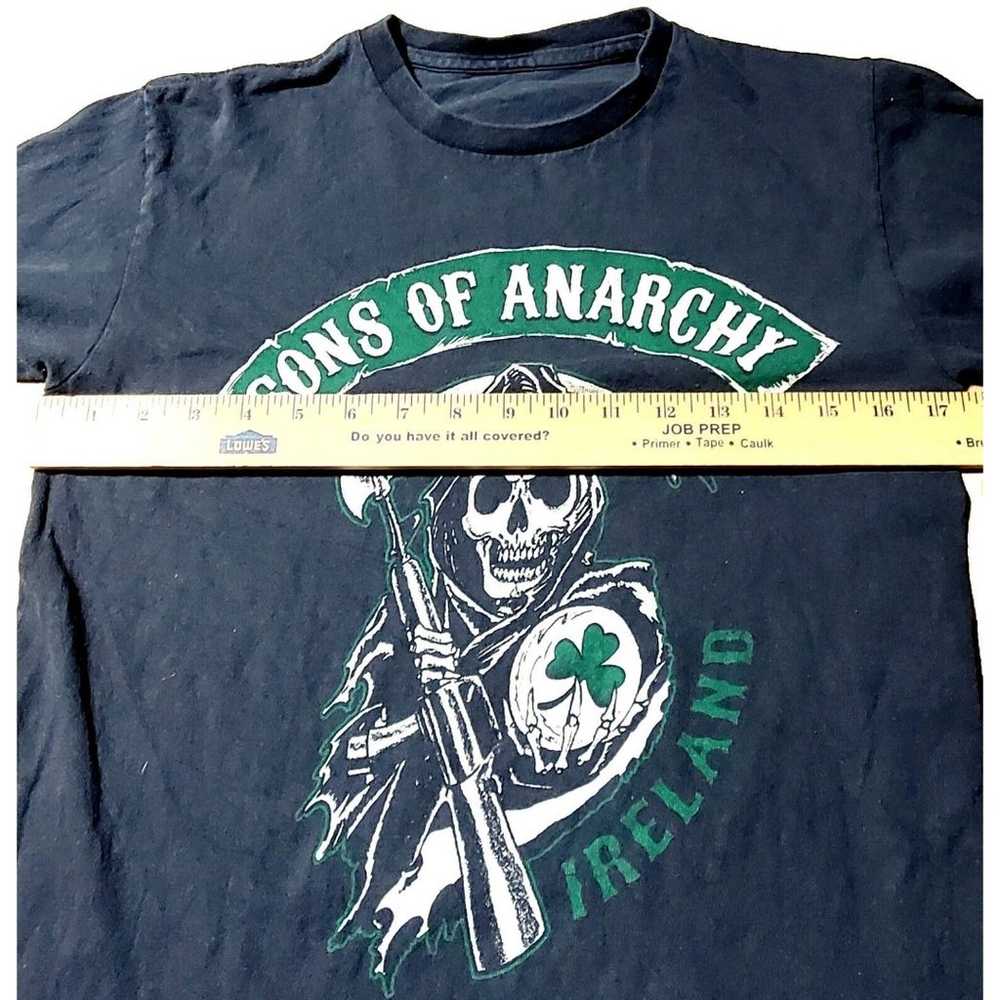 Sons Of Anarchy Ireland Shirt Mens Small Faded Bl… - image 6