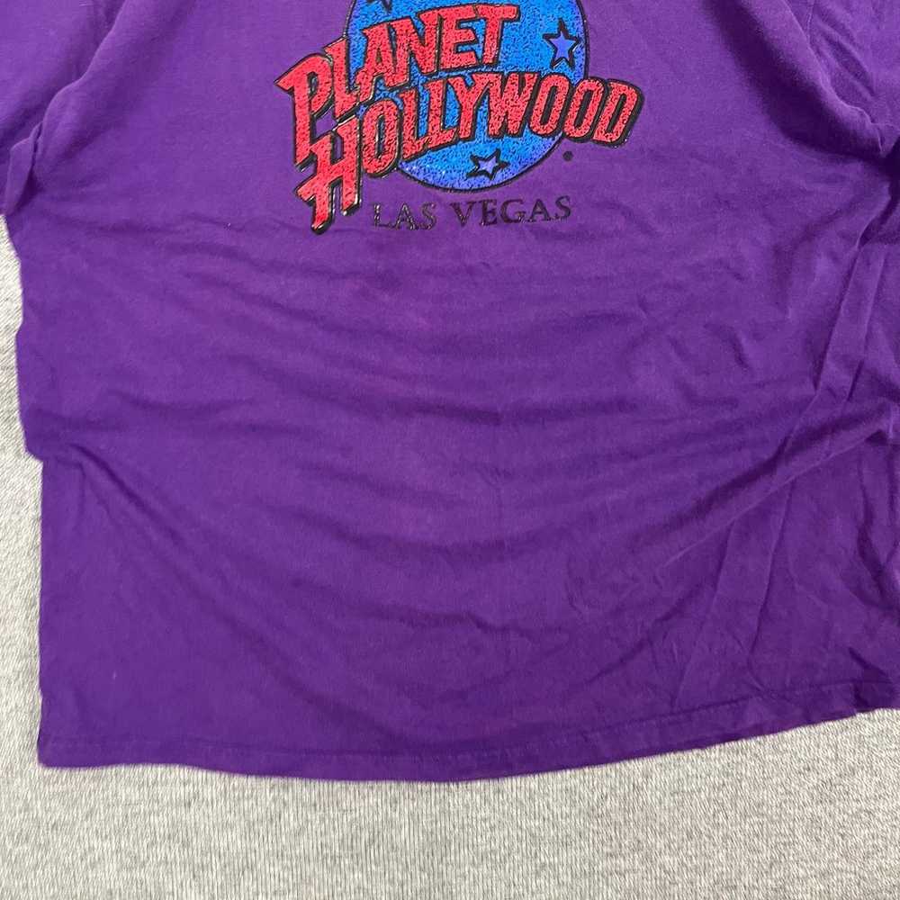 vintage 1990s royal purple planet hollywood logo … - image 2