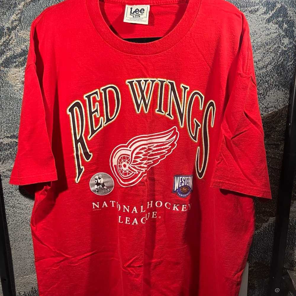 Vintage Lee Sport Red Wings NHL Shirt - image 1