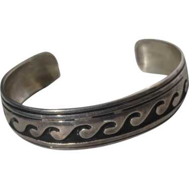 Thomas Charley Open Cuff Bracelet Navajo Jewelry