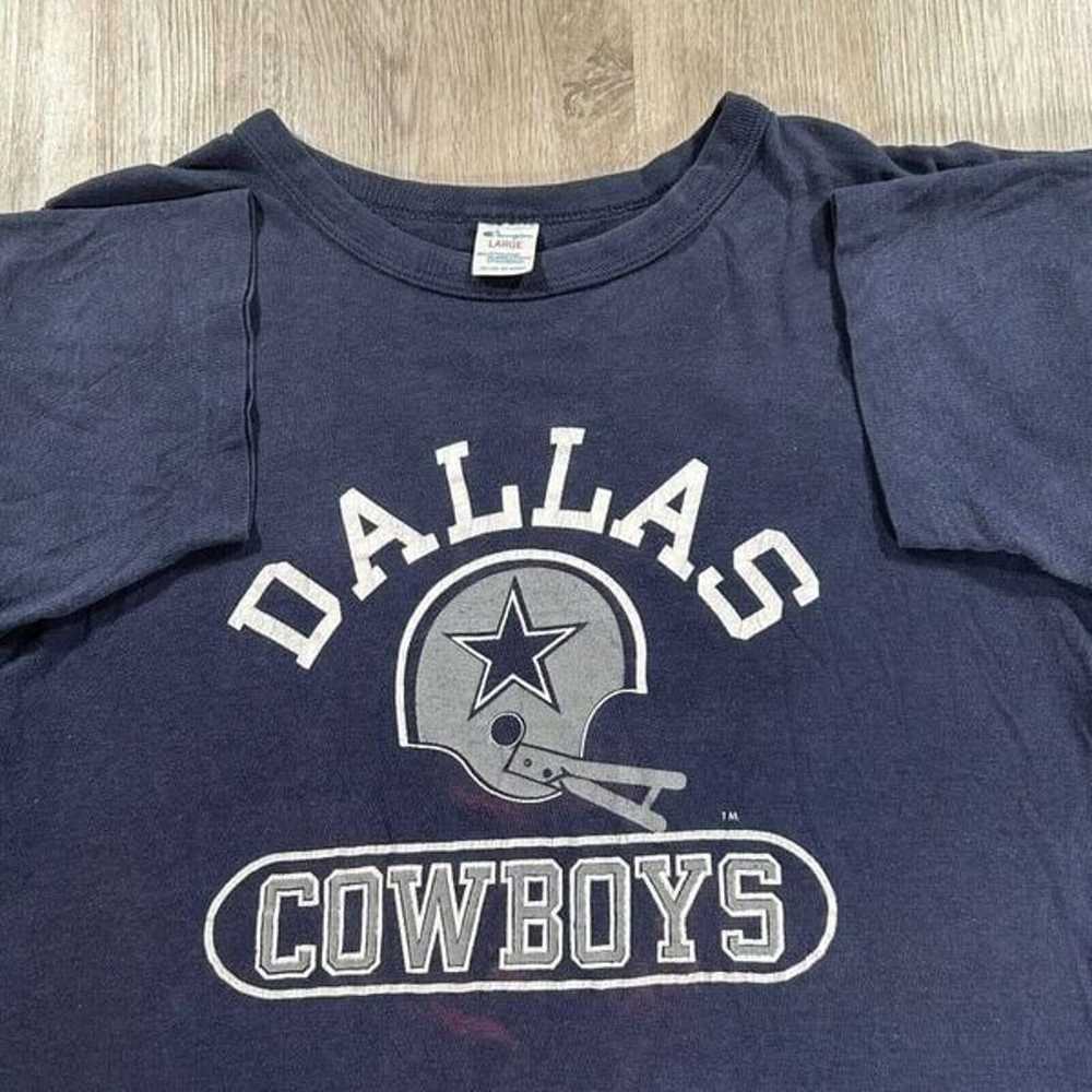 Vintage Champion 1980s Dallas Cowboys T-Shirt Men… - image 1