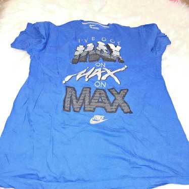 Nike Air "Max on Max," t shirt Size xl euc smoke/… - image 1