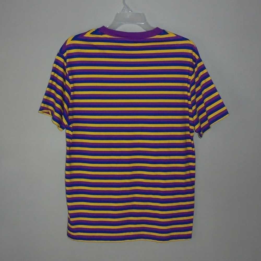 Odd Future Striped Stripes Purple Yellow Blue Shi… - image 2