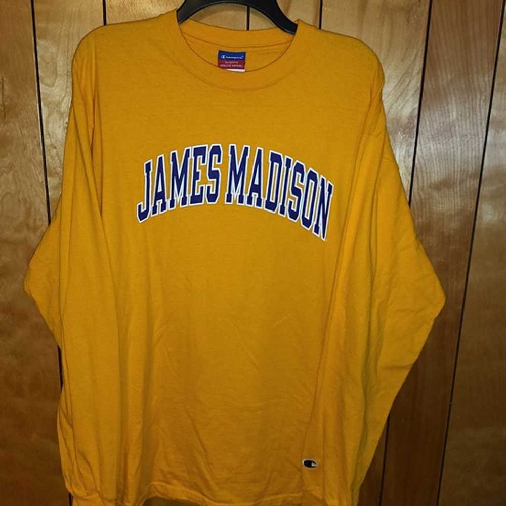 James Madison University Shirt XL Long Sleeve CHA… - image 1