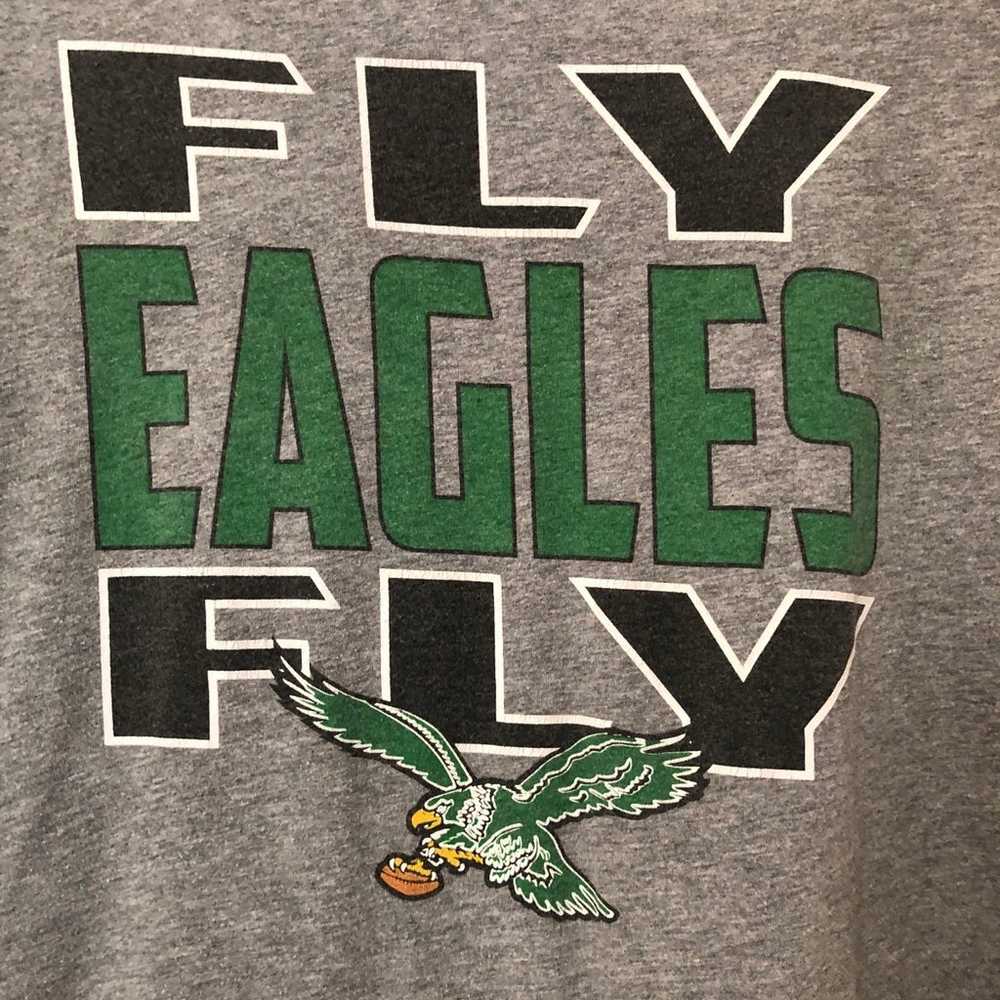 Men's Philadelphia Eagles NFL Fly Eagles Fly Gray… - image 4