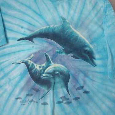 Vintage Dolphins Ocean Tie Dye T-Shirt