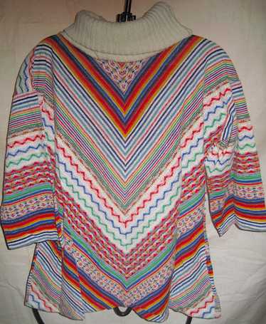 Vintage Miss Ingenue Dashiki look Long Sleeve Top 