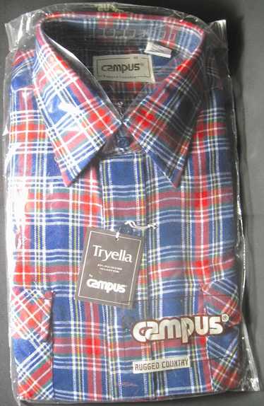 Campus Rugged Country Vintage Flannel Long Sleeve 