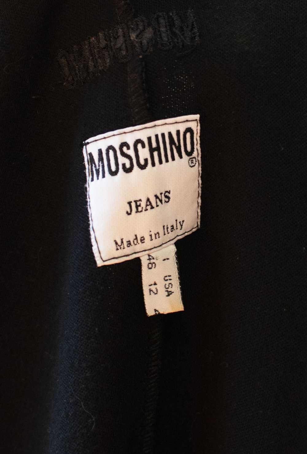 1990s Black & White Dress | Moschino Jeans - image 5