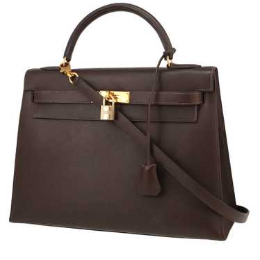 Hermès Kelly 32 cm handbag in brown Courchevel le… - image 1