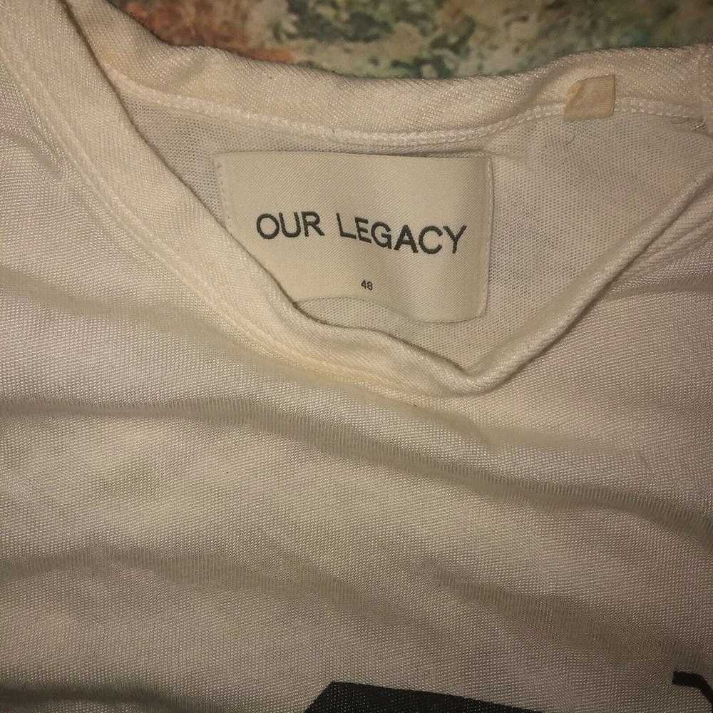 Our Legacy T-Shirt Men Size 48 Medium Ignition Se… - image 3