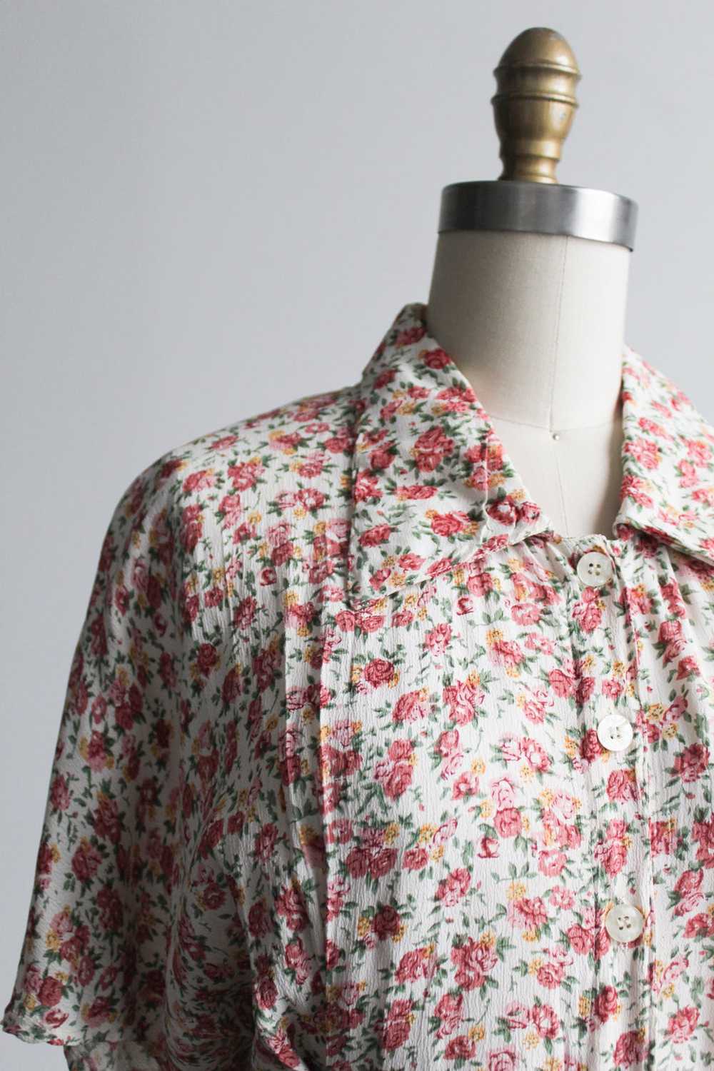 spring botanical shirtdress - image 4