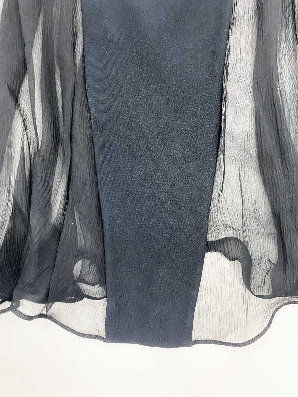 Gianfranco Ferre 90s sheer chiffon dress - image 9
