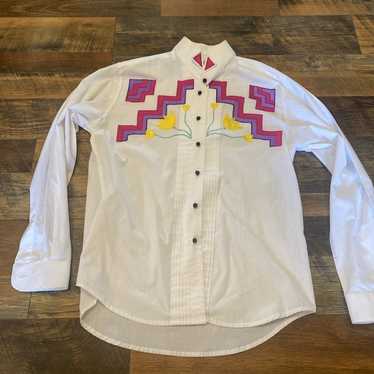 Vintage 1970s wrangler shirt - image 1