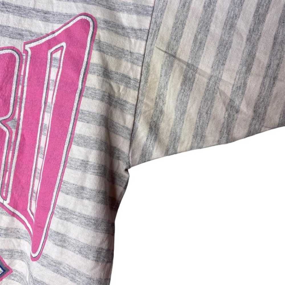 Vintage Harvard Alumni Stripped Pink Shirt - image 5