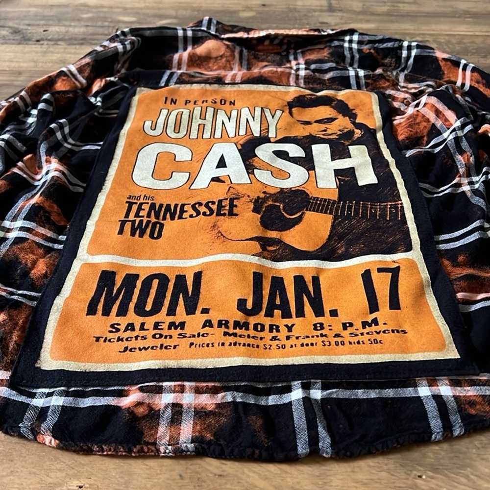 Custom Johnny Cash Flannel - image 2