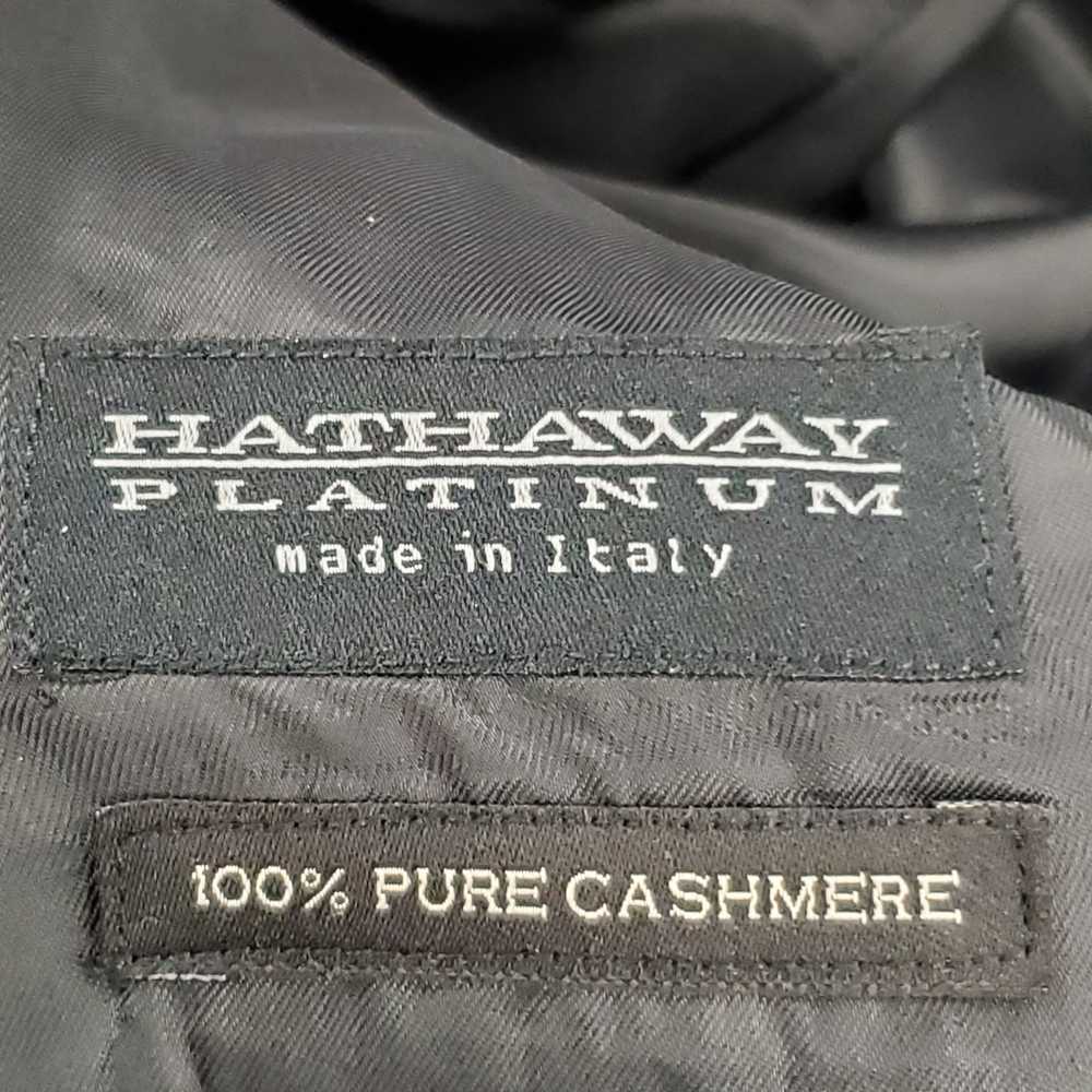 Hathaway Men Grey Suit Coat Sz 42R - image 3