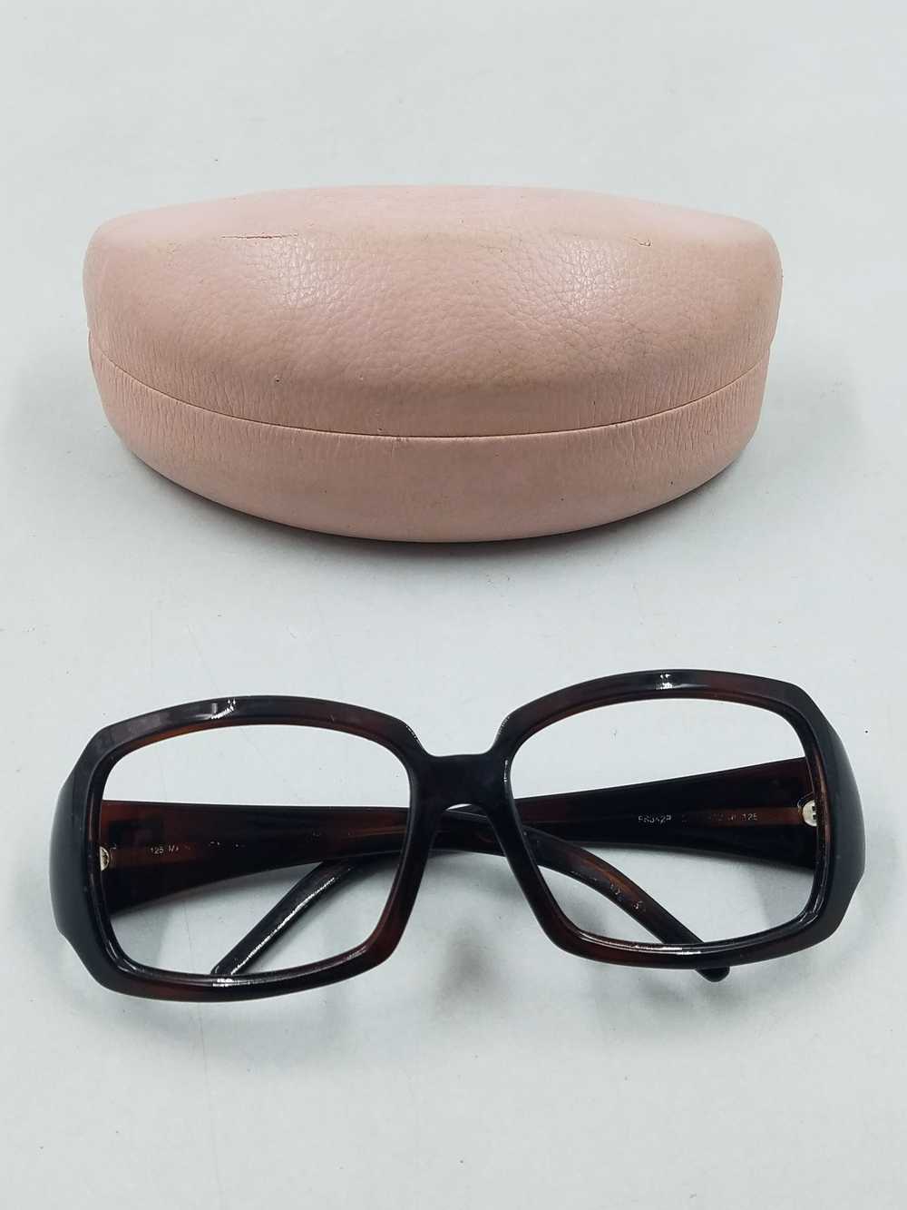 Fendi FF Brown Square Eyeglasses - image 1