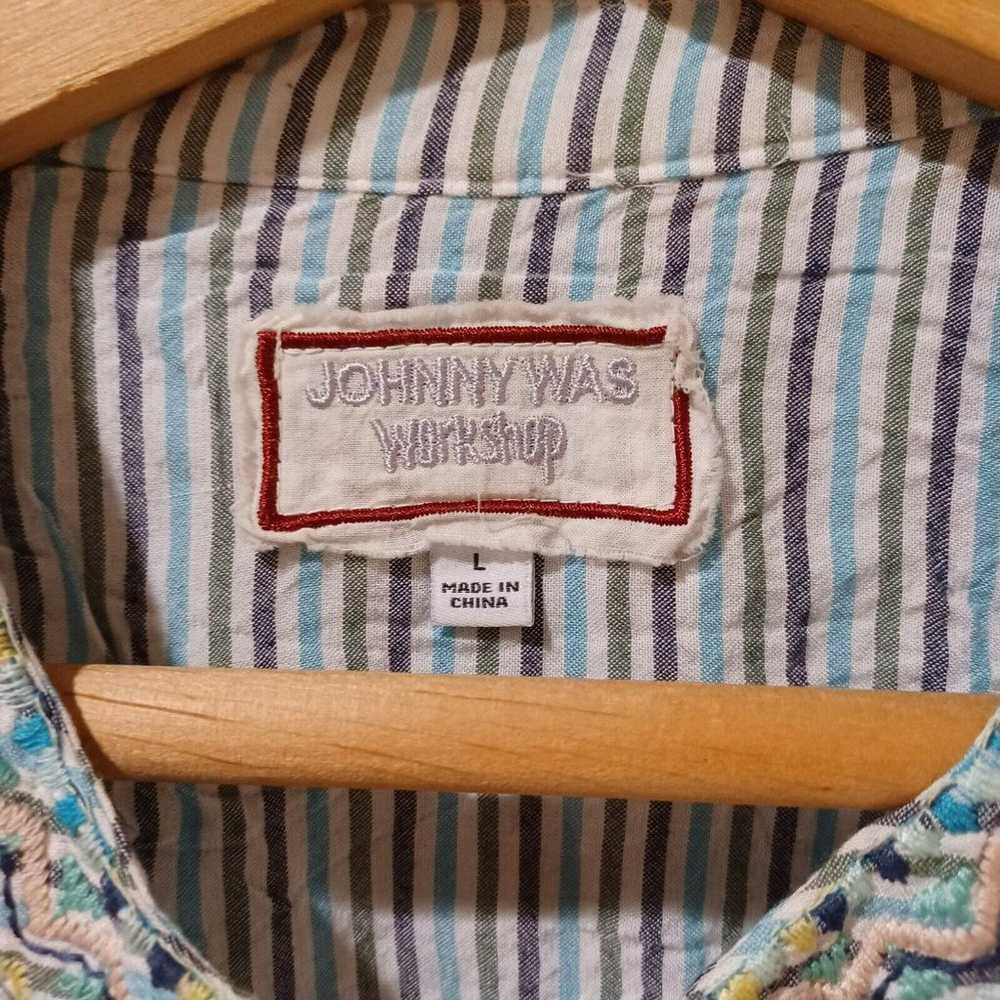 Johnny Was Lais Paris Effortless Striped Blouse F… - image 5