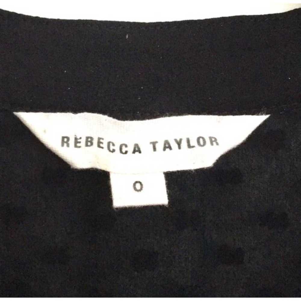 REBECCA TAYLOR Sleeveless Blouse size 0 black - image 7