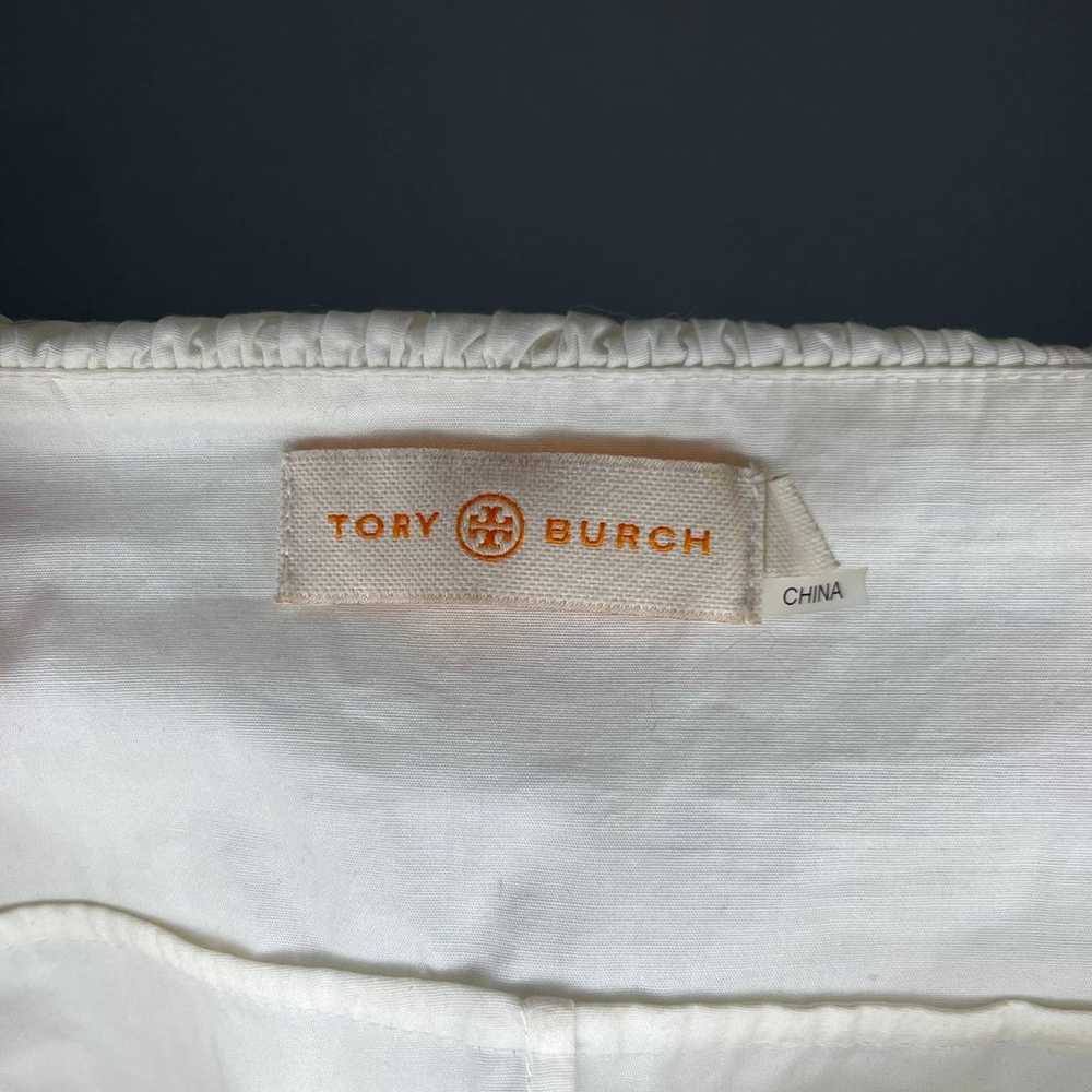 Tory Burch 'Georgette' White Smocked Embroidered … - image 4