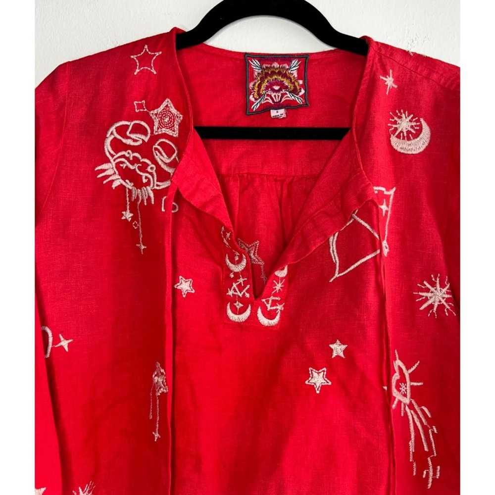 NEW Johnny Was Astrology Embroidered Tunic - image 4
