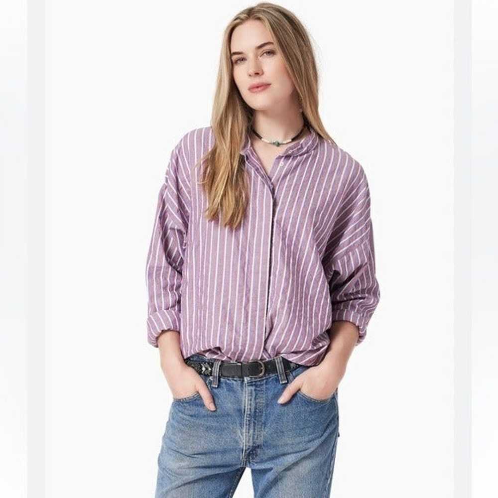 Xirena purple stripe Tourmaline shirt - image 2