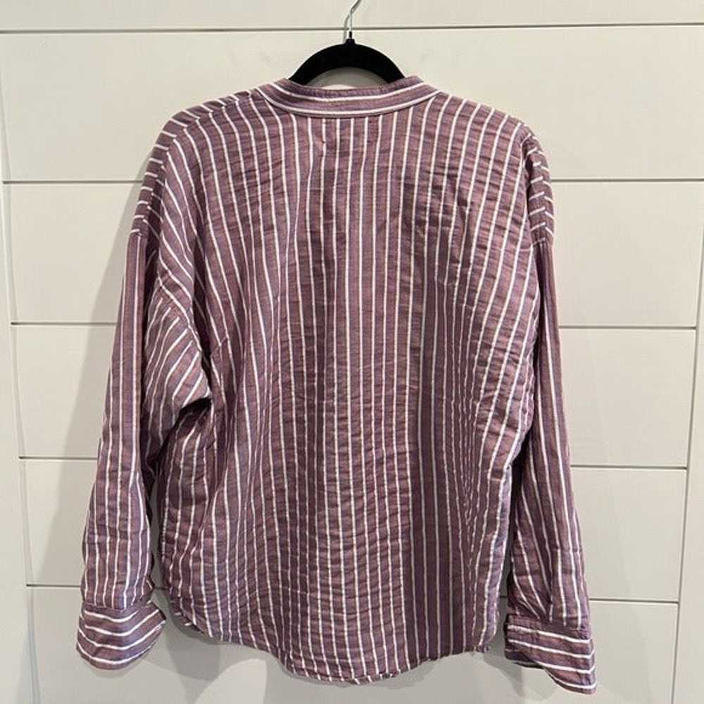 Xirena purple stripe Tourmaline shirt - image 3