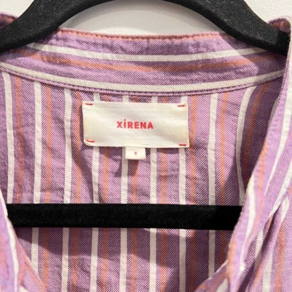 Xirena purple stripe Tourmaline shirt - image 5