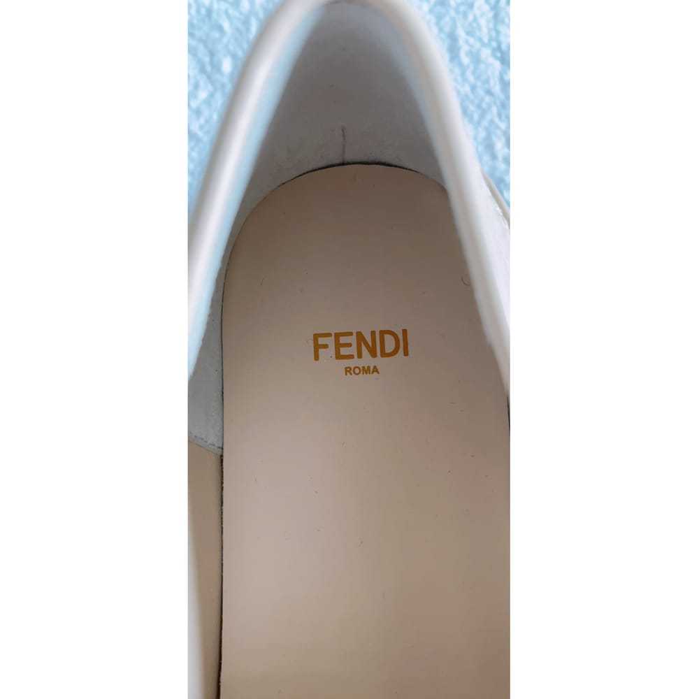 Fendi Fendigraphy leather flats - image 2