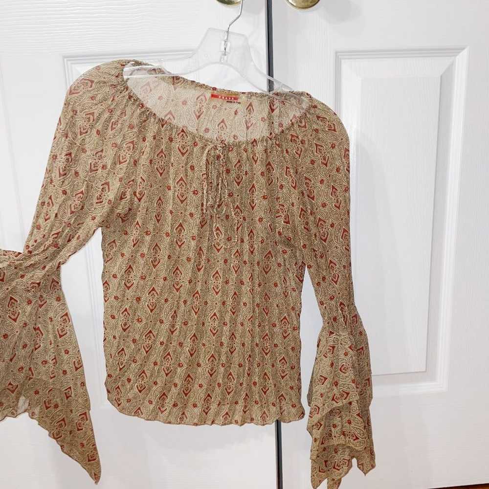 Prada women’s brown printed blouse - image 3