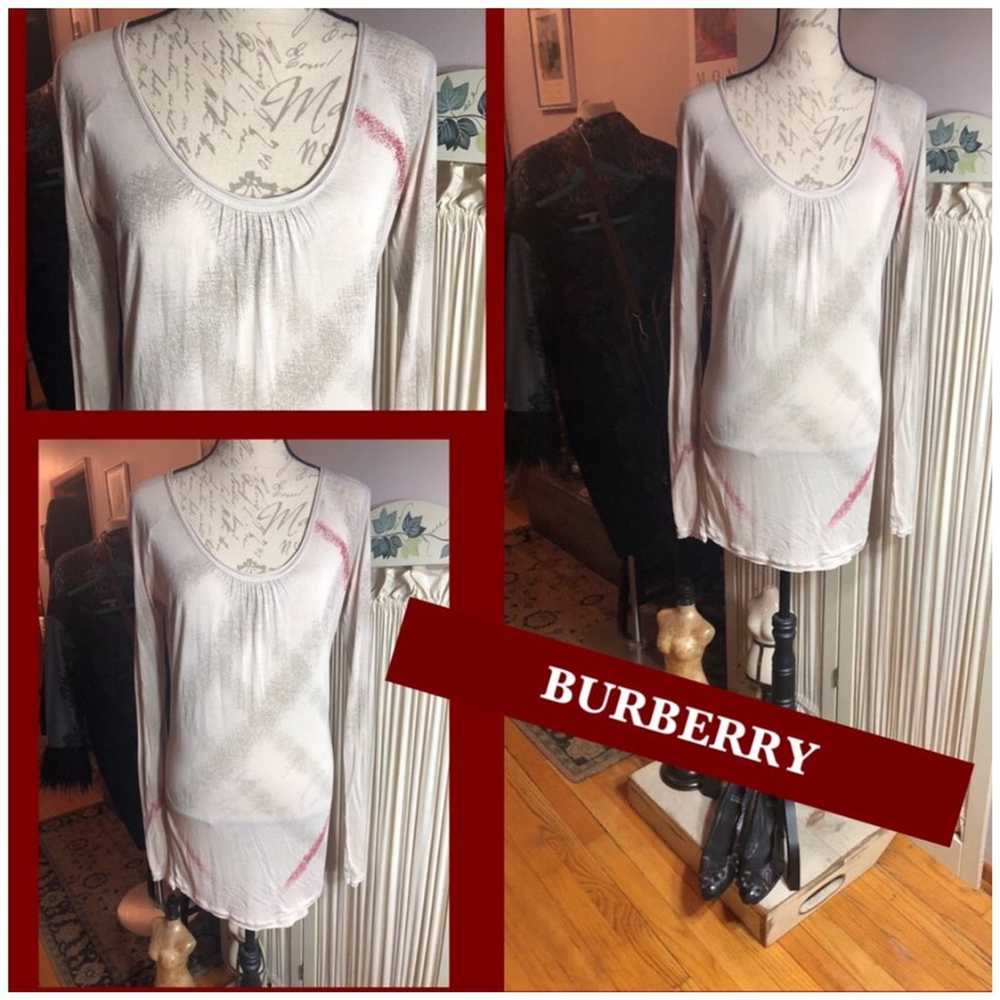 Sz SMALL-BURBERRY LONDON BEIGE/GRAY/RED - image 1