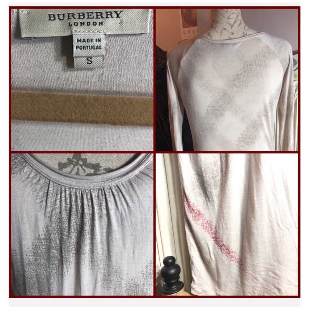 Sz SMALL-BURBERRY LONDON BEIGE/GRAY/RED - image 5