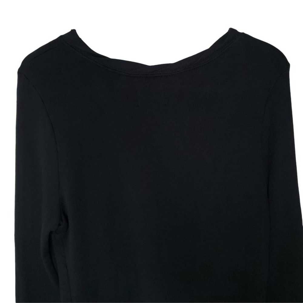 Pam & Gela Side Slit Sweatshirt S Black Pullover … - image 5