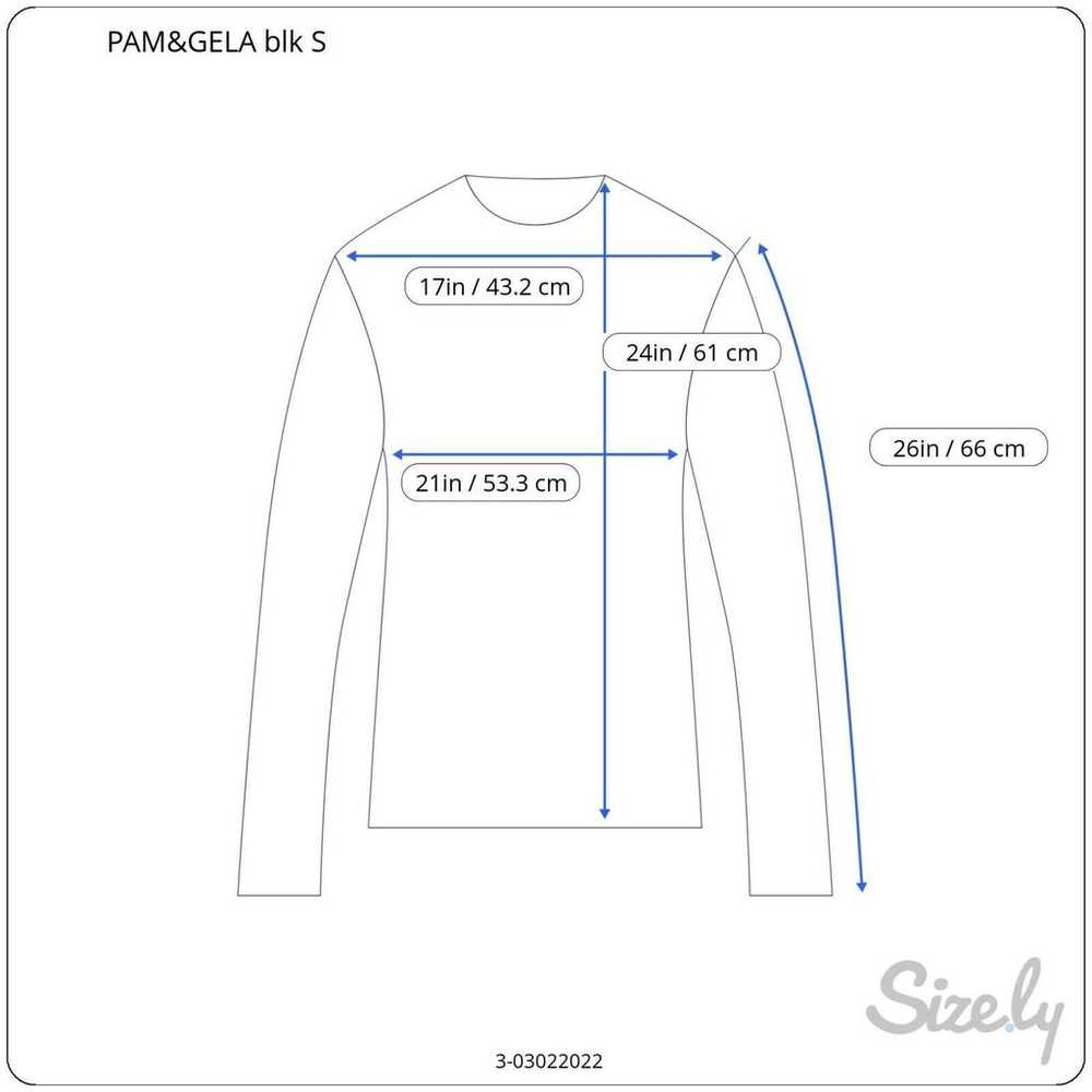 Pam & Gela Side Slit Sweatshirt S Black Pullover … - image 9