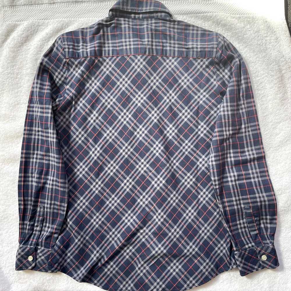 Burberry Nova Check Long Sleeve Shirt Women Vinta… - image 6