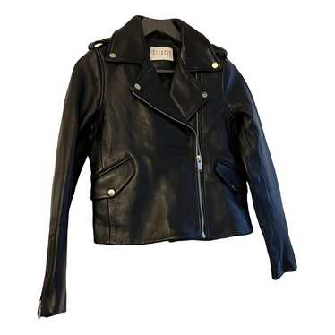 Claudie Pierlot Leather biker jacket - image 1