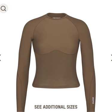 SKIMS performance long sleeve top - image 1