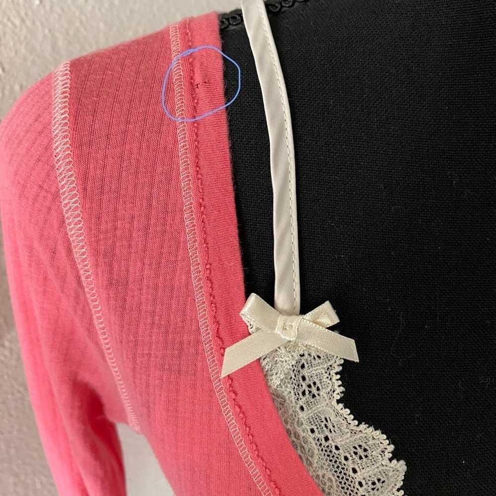Y2k rare Abercrombie pink babydoll long sleeve to… - image 10