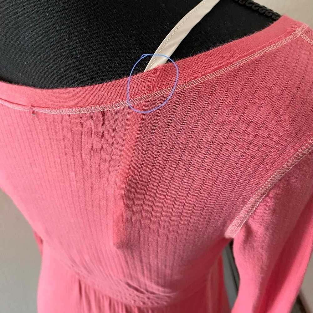 Y2k rare Abercrombie pink babydoll long sleeve to… - image 11