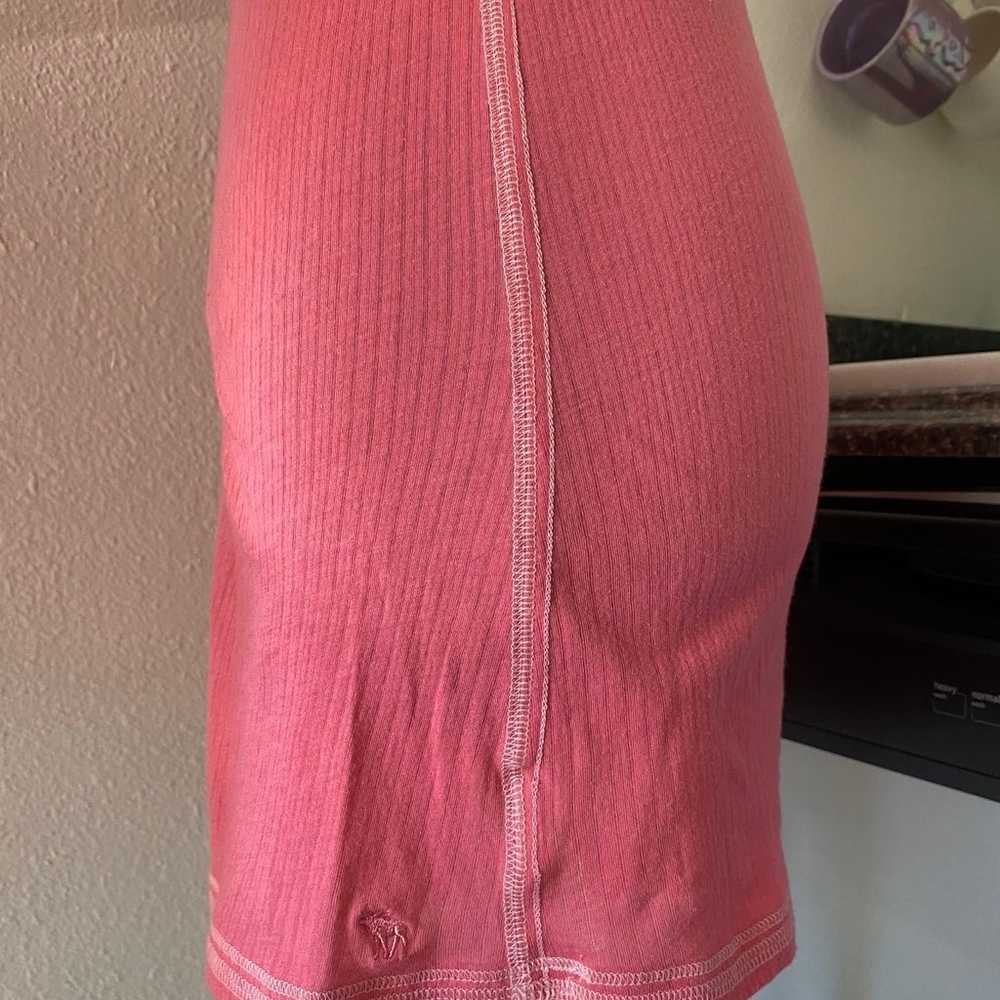 Y2k rare Abercrombie pink babydoll long sleeve to… - image 5