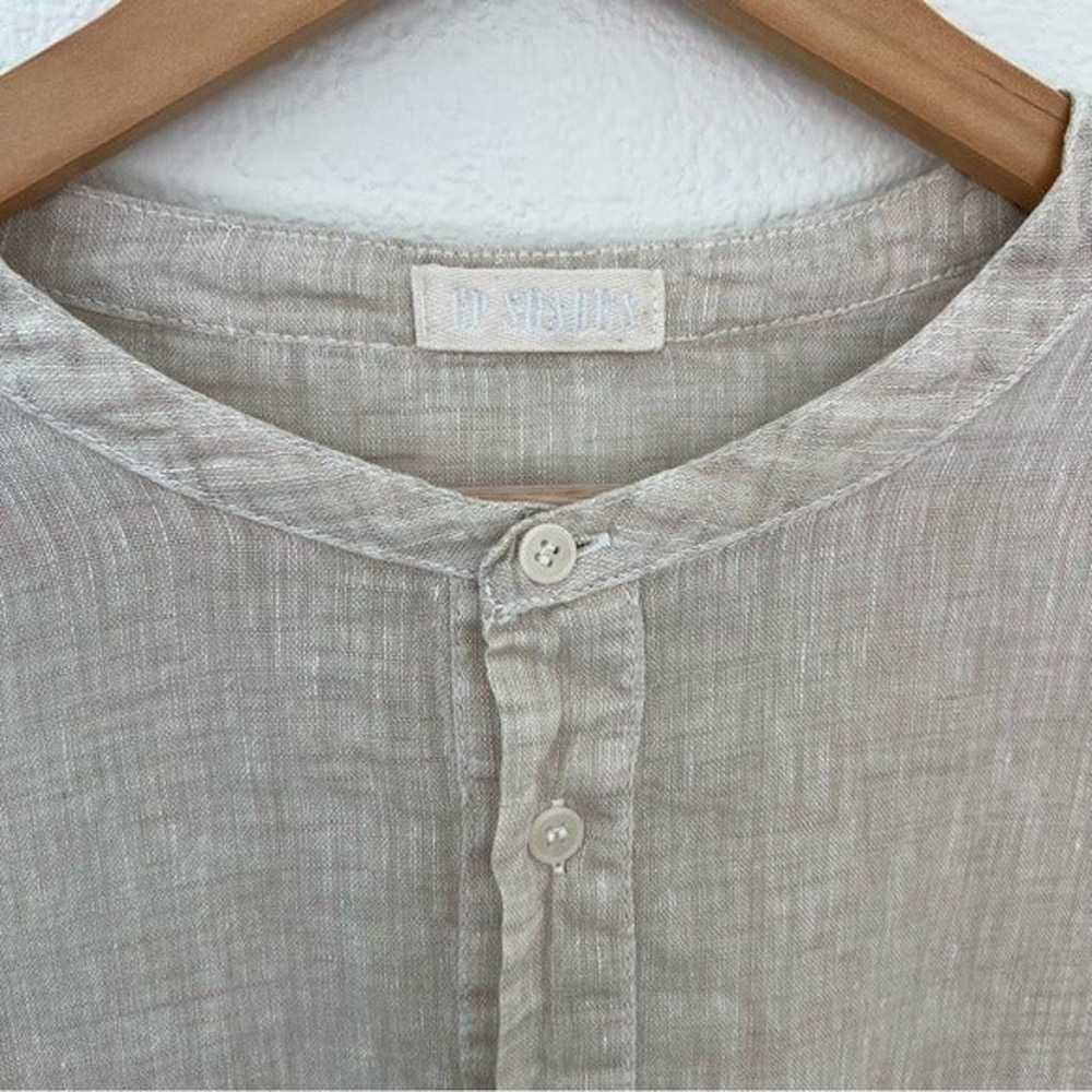 CP Shades 100% linen shirt medium - image 8