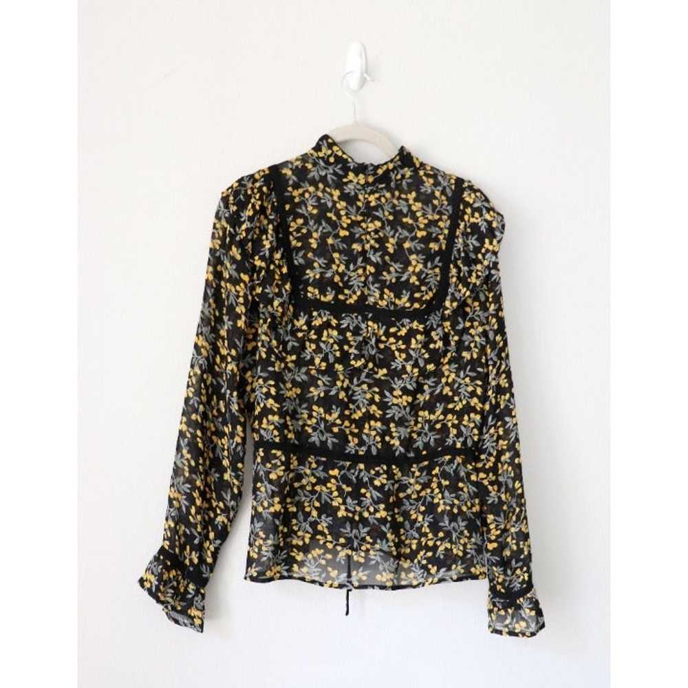 GANNI Marceau georgette floral blouse (M) - image 3