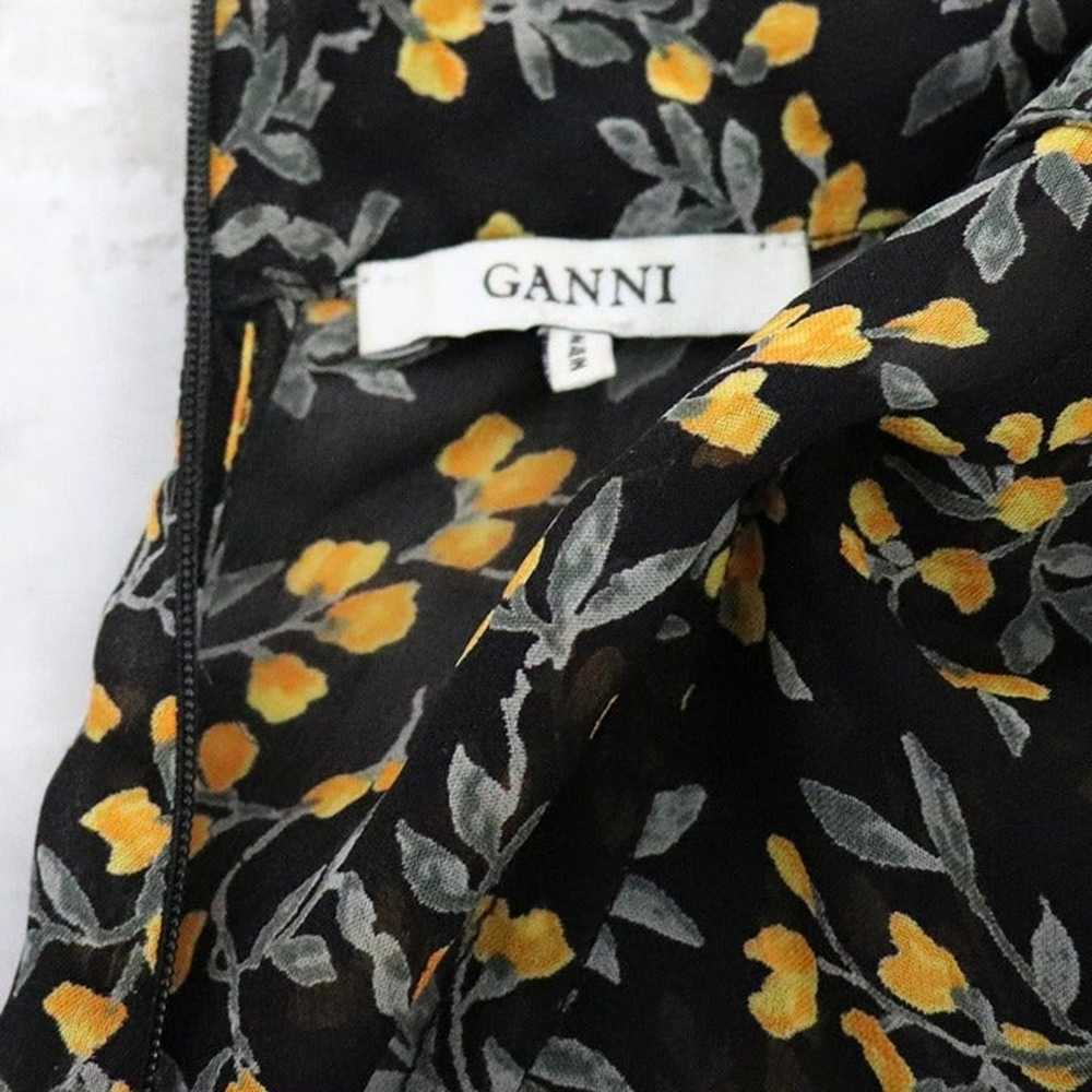 GANNI Marceau georgette floral blouse (M) - image 4