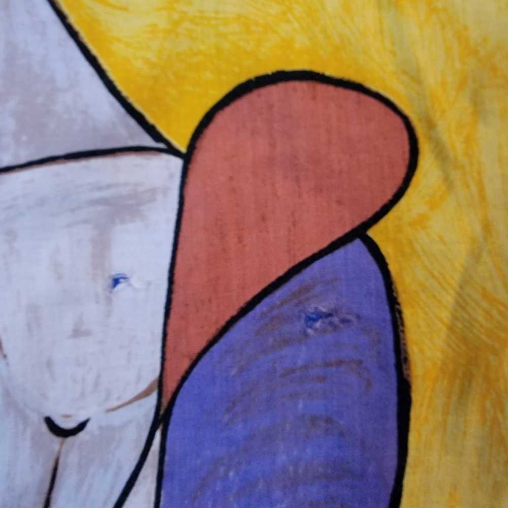 Vintage 90s Pablo Picasso Abstract Art Top - image 10