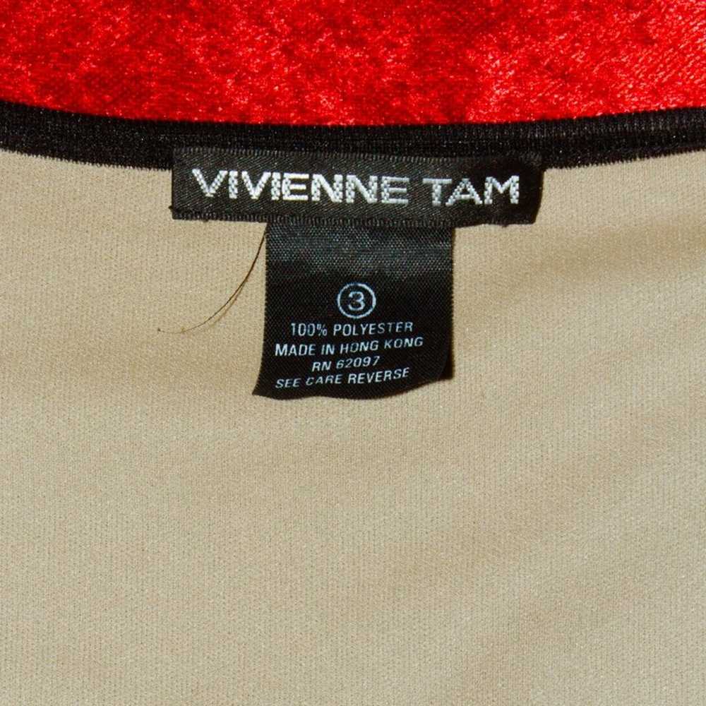 Vintage Vivienne Tam Striped Mesh Top - image 4