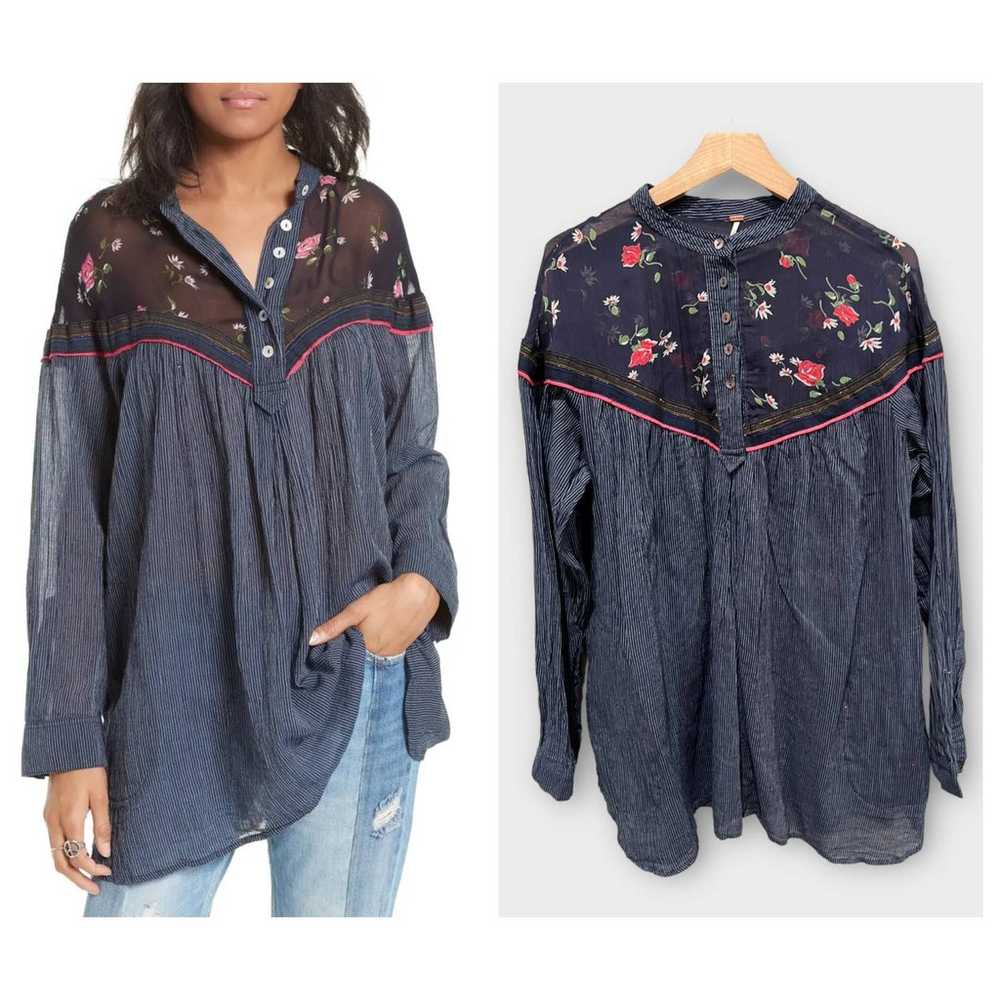 Free People Hearts and Colors Top (L) - image 1