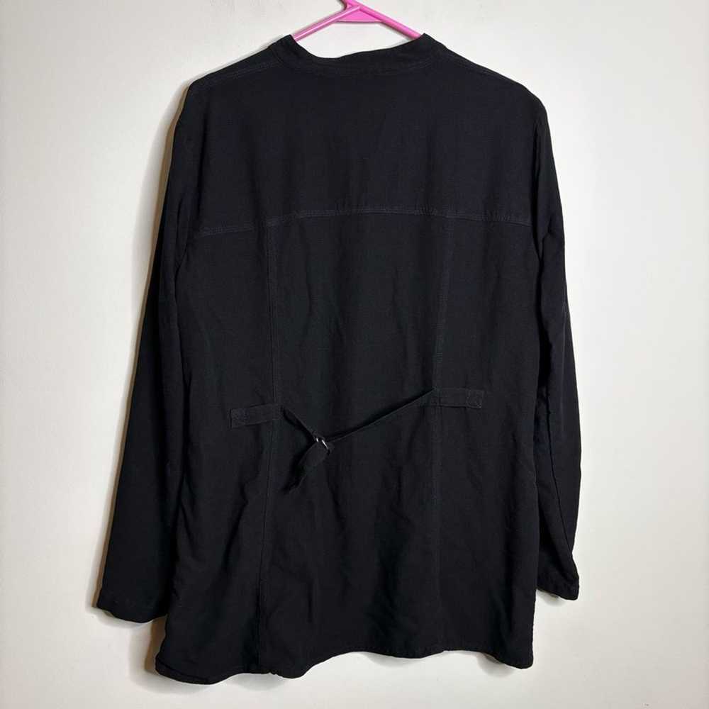 Johnny Was Collection Black 3/4 Sleeve Blouse wit… - image 5