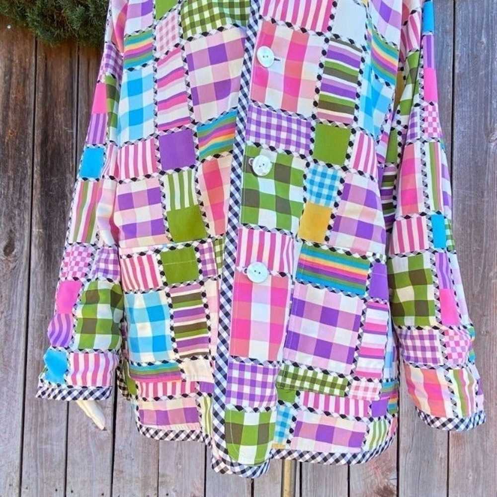 Reversible Koos of Course! Vintage Colorful Plaid… - image 11