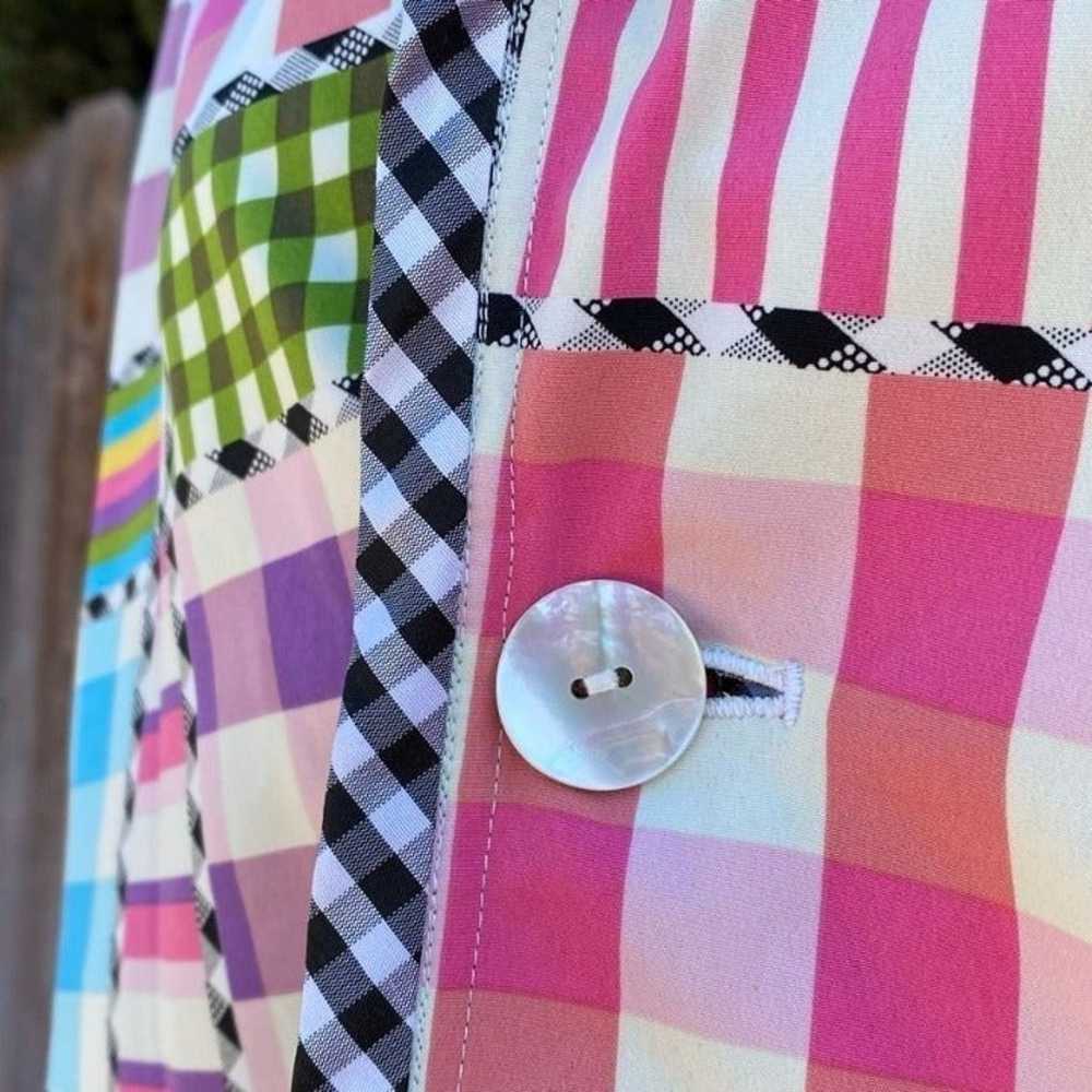 Reversible Koos of Course! Vintage Colorful Plaid… - image 12